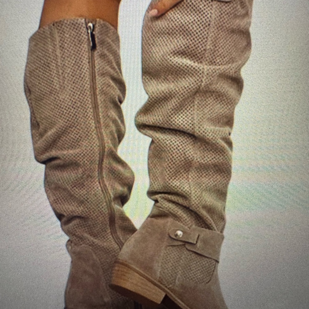 Stylish Tan Knee-High Boots